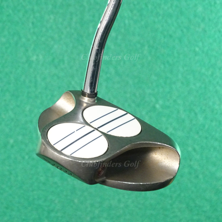 RARE Odyssey White Hot 2-Ball Double-Bend TOUR FILL 34" Mallet Putter