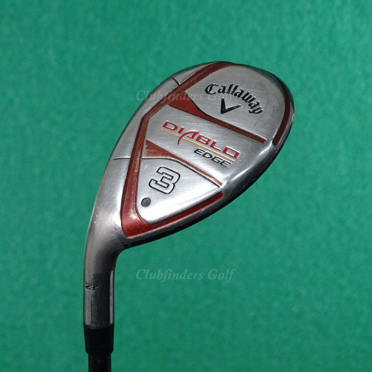 LH Callaway Diablo Edge 21° 3 Hybrid Factory H-60G Graphite Regular *Dent*