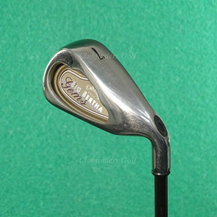 Lady Callaway Big Bertha 2004 Single 7 Iron Factory Gems 65i Graphite Ladies