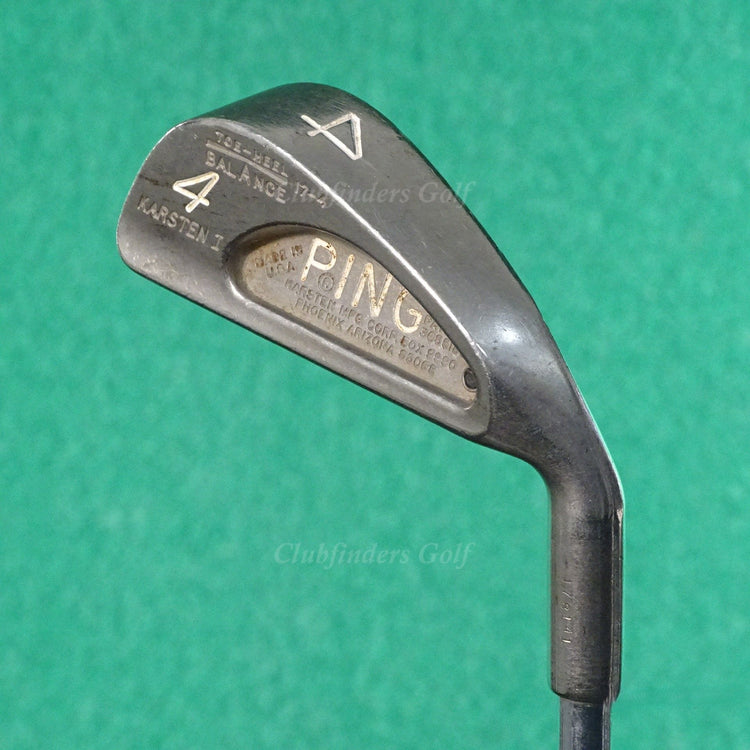 Ping Karsten I Black Dot Single 4 Iron Factory Karsten ZZ-Lite Steel Stiff