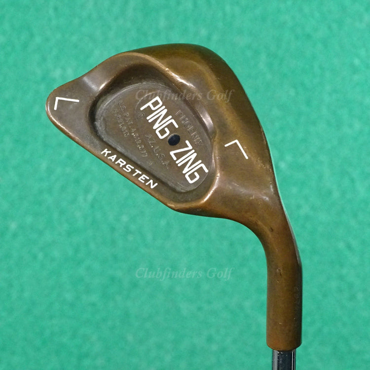 Ping Zing BeCu Copper Black Dot LW Lob Wedge Karsten JZ Steel Stiff