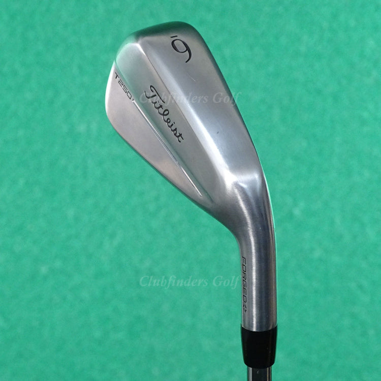 Titleist 2025 T250 Forged Single 6 Iron True Temper AMT Black G2 Steel Stiff