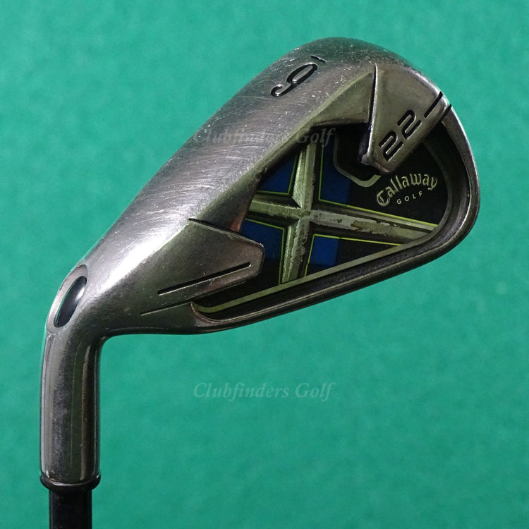 LH Callaway Golf X-22 Single 6 Iron Factory 75g Graphite Regular