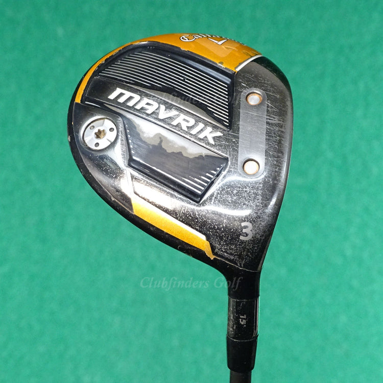 Callaway Mavrik Fairway 15° 3 Wood Even Flow Riptide 5.5-R 60G Graphite Regular