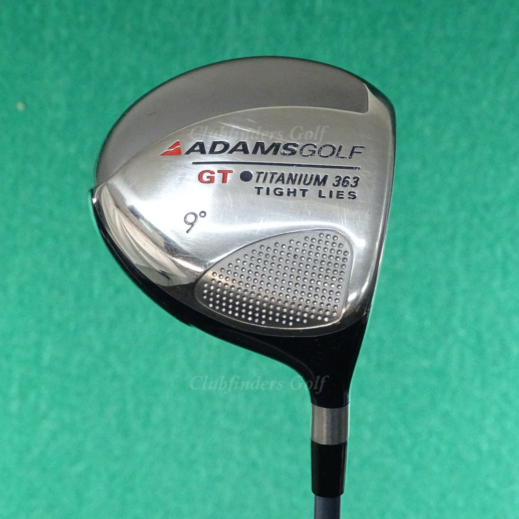 Adams GT Titanium 363 Tight Lies 9° Driver Factory Grafalloy Graphite Stiff
