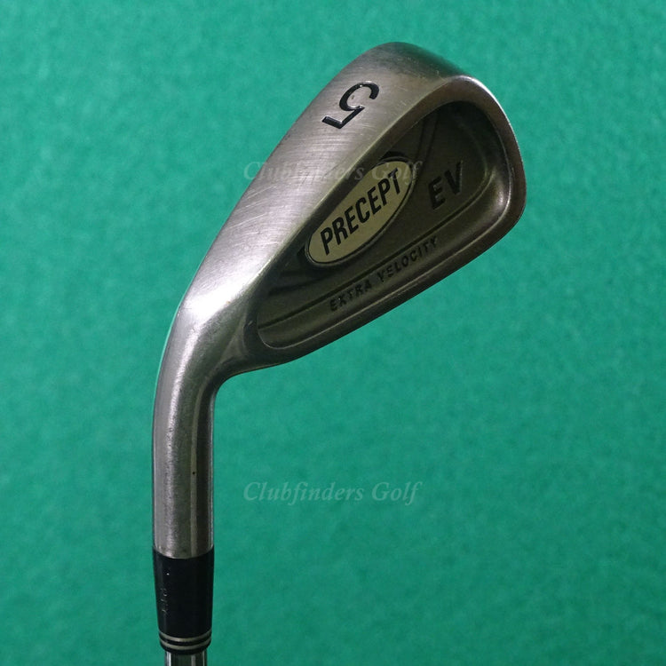 LH Precept EV Extra Velocity Single 5 Iron Factory True Temper Steel Regular