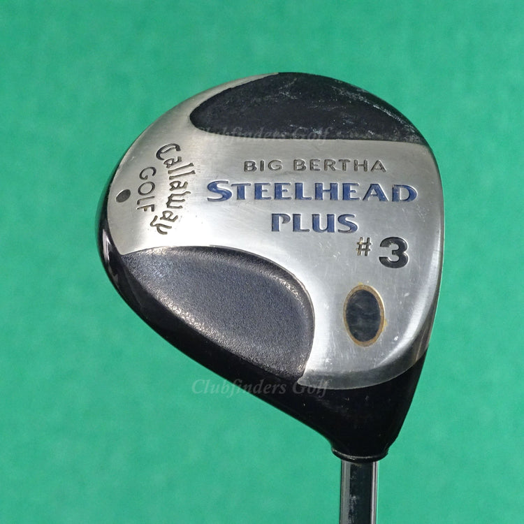 Callaway Big Bertha Steelhead Plus Fairway 3 Wood Factory TT Steel Uniflex