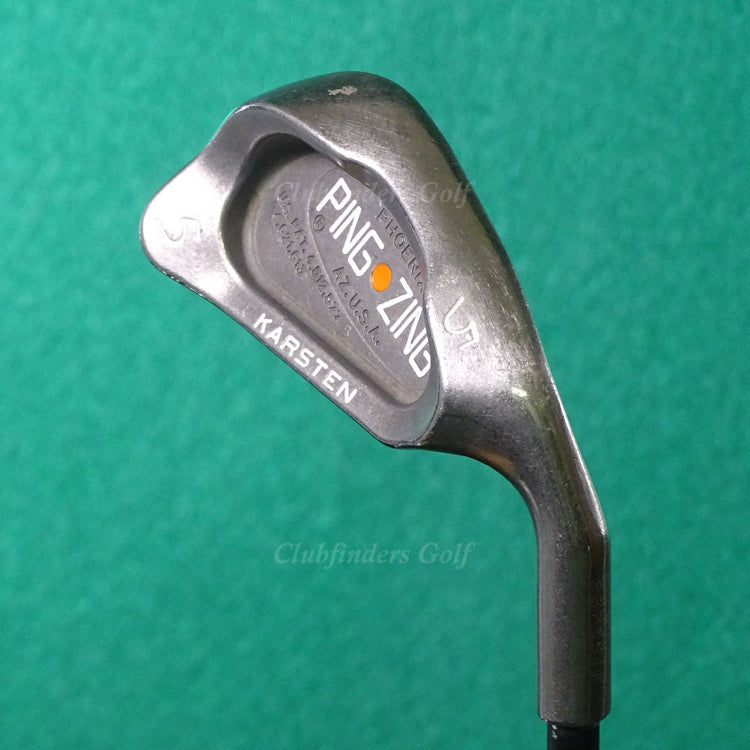 Ping Zing Stainless Orange Dot Single 5 Iron Aldila Karsten 201 Graphite Stiff