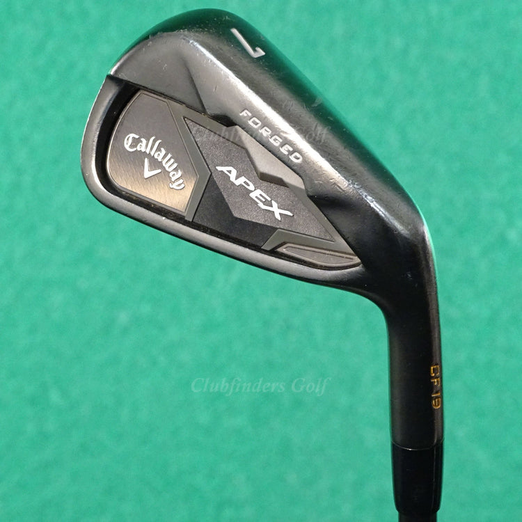 Callaway Apex Forged CF19 Smoke Single 7 Iron Elevate Tour VSS Onyx Steel Stiff