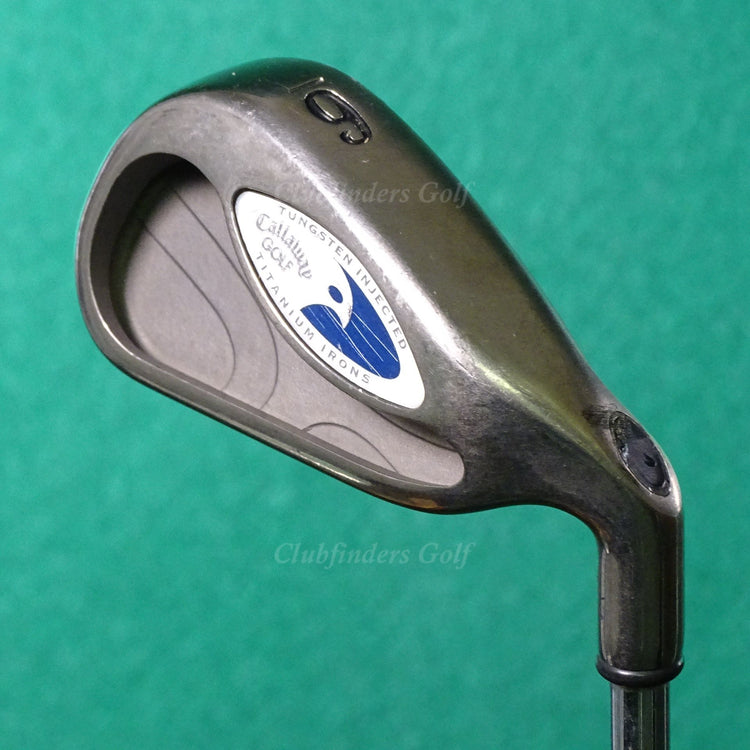 Callaway Golf Original Hawk Eye Single 6 Iron Factory True Temper Steel Stiff