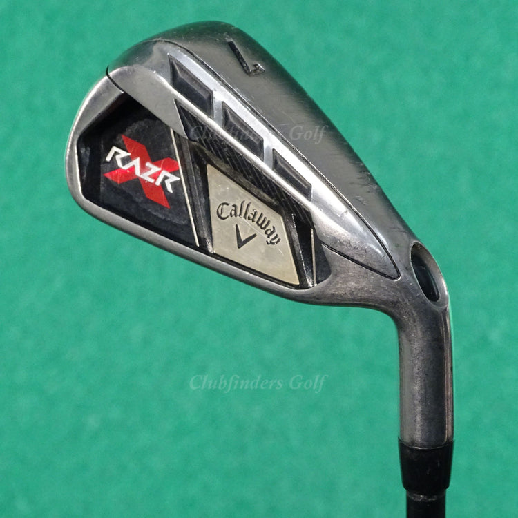 Callaway RAZR X Single 7 Iron Factory I-75G Graphite Regular *READ*