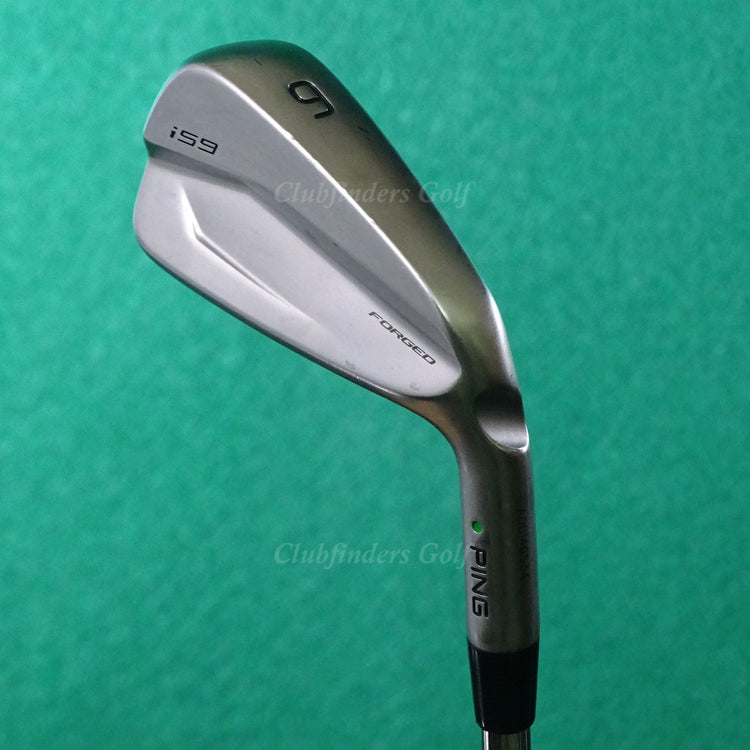 Ping i59 Forged Green Dot Single 6 Iron NS Pro Modus 3 Tour 105 Steel Stiff