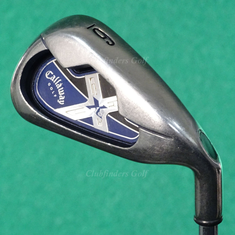 Callaway X-18 Single 6 Iron Factory True Temper Steel Uniflex
