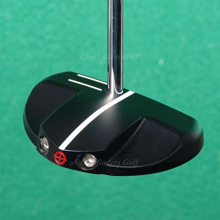 SeeMore SBc Black Broomstick 47" Long Mallet Putter Golf Club w/Super Stroke