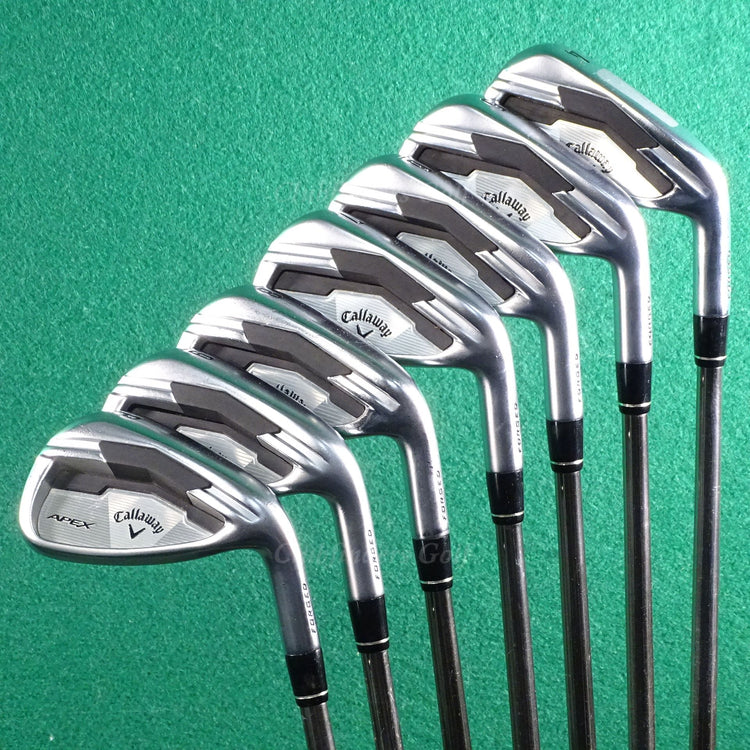 Callaway Apex Forged 2014 4-PW Iron Set UST Mamiya Recoil 680 F4 Graphite Stiff
