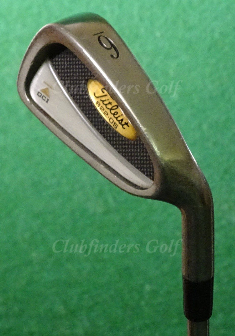 Titleist DCI 822 OS Single 6 Iron Stepped Steel Extra Stiff