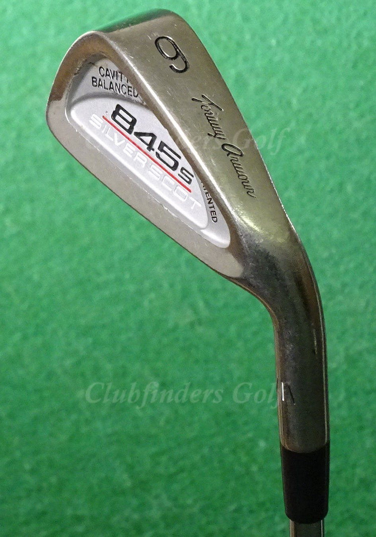 Tommy Armour 845s Silver Scot Polished Single 6 Iron Factory Steel Regular