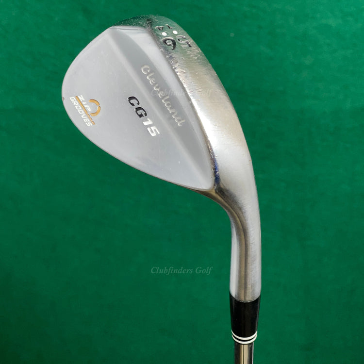 Cleveland CG15 Satin Chrome 56-14 56° Sand wedge Traction Steel Wedge Flex