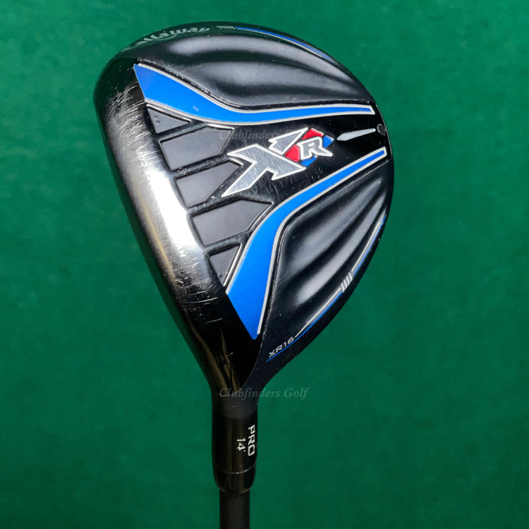 LH Callaway XR16 Pro TOUR ISSUE 14° Fairway Wood HZRDUS Smoke 6.5 80 ExStiff