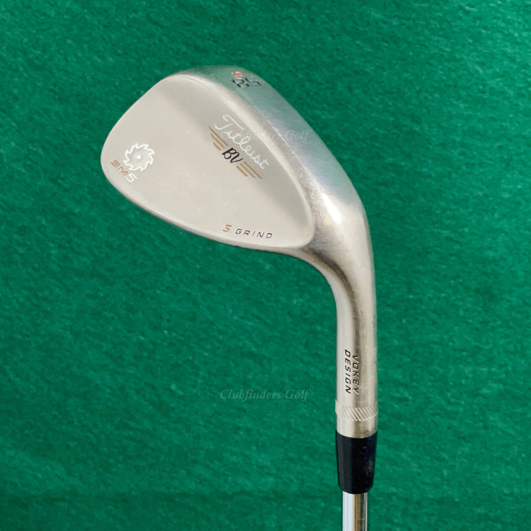 Titleist Vokey SM5 Gold Nickel S Grind 58-7 58° Lob Wedge Flex Factory BV Steel