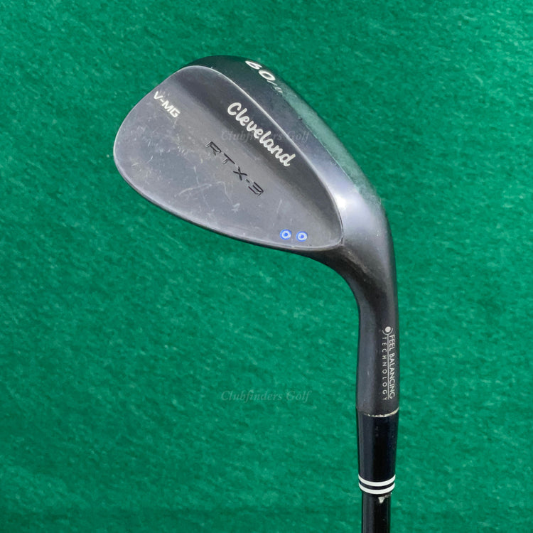 Cleveland RTX-3 V-MG Black Satin 60-11 60° Wedge Flex Miyazaki TI 95 Graphite