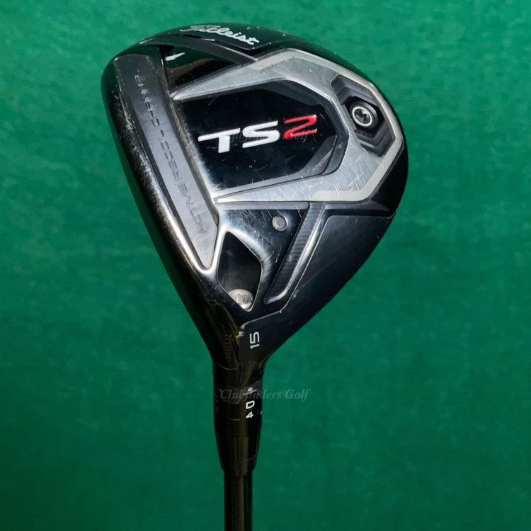 LH Titleist TS2 15° Fairway Wood Tensei AV Series 65 Graphite Stiff *Dent*