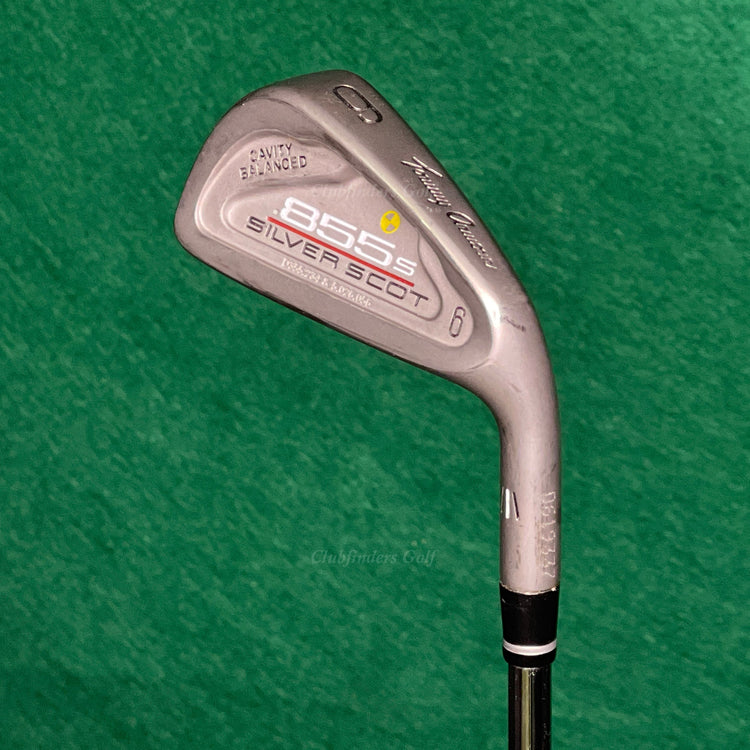 Tommy Armour 855s Silver Scot Single 6 Iron True Temper Steel Stiff