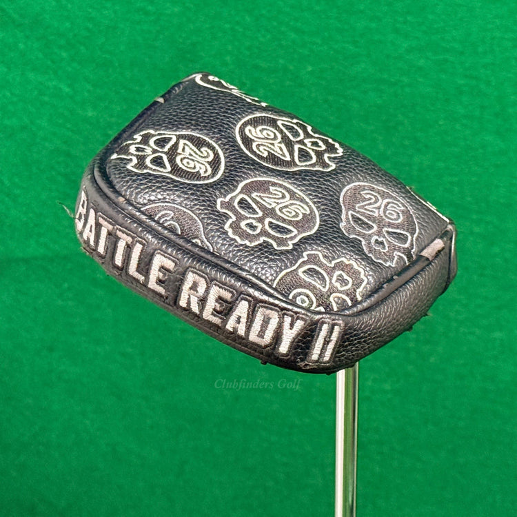 PXG Bat Attack Battle Ready II 34" Plumber's-Neck Mallet M16 Putter w/ HC