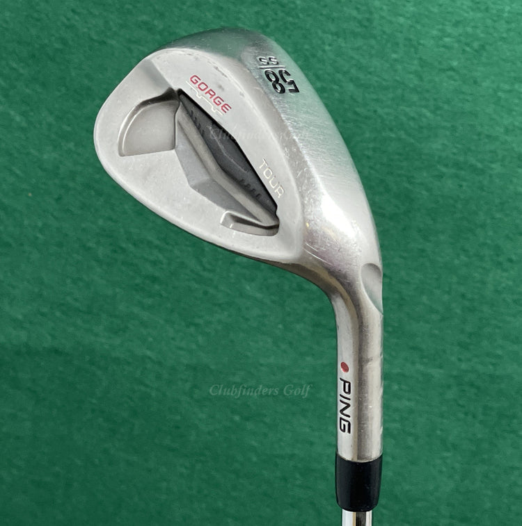 Ping Tour Gorge Red Dot SS 58° Lob Wedge Ping CFS Steel Stiff