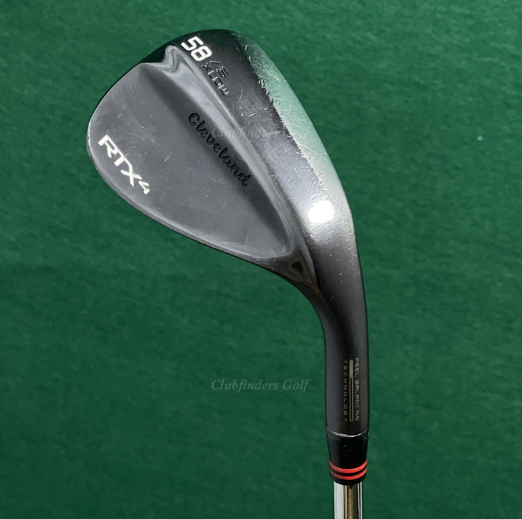 Cleveland RTX-4 Black Satin X-Low 58-3 58° LW Lob Wedge DG TI S200 115 Stiff