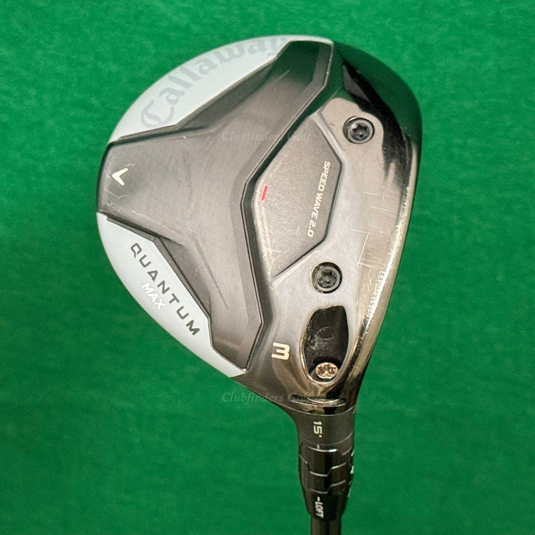 Callaway Quantum Max 15° Fairway Wood 3 Fujikura Ventus Black 7-S Stiff w/ HC