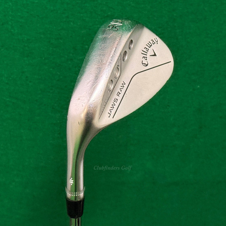 LH Callaway Jaws Raw 56-10S 56° Sand Wedge DG 115 Spinner VSS TI Wedge Flex