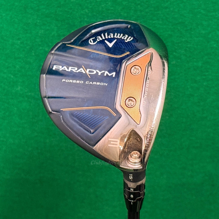 Callaway Paradym 15° Fairway Wood 3 Project X HZRDUS GEN4 6.0 70g Stiff w/ HC