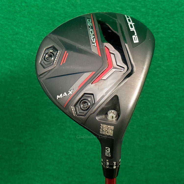 Cobra DS-ADAPT MAX 15.5° Fairway 3 Wood Denali Red 50g 6.0 Graphite Stiff w/HC