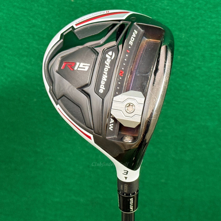 TaylorMade R15 15° Fairway 3 Wood Fujikura Speeder 67 Evolution Graphite Stiff