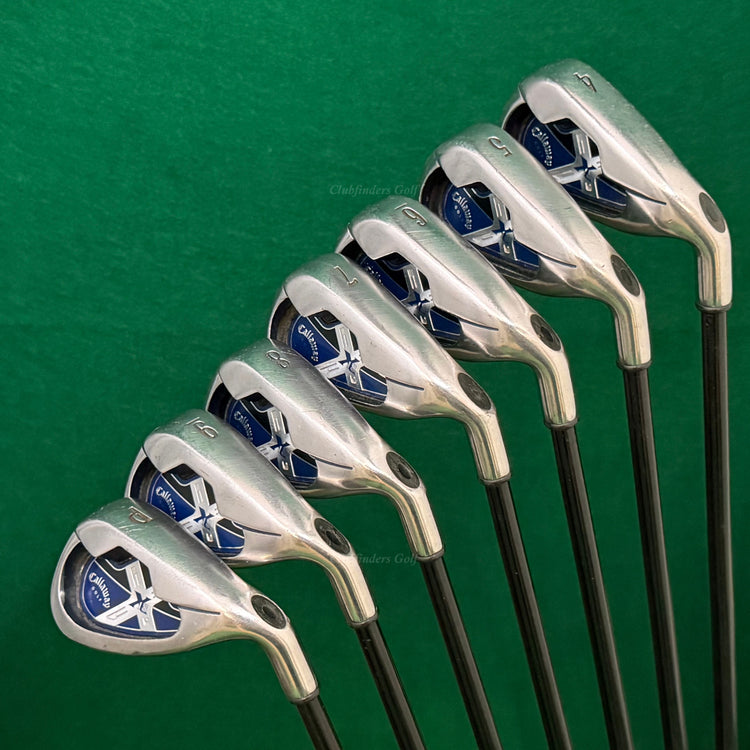 Callaway Golf X-18 4-PW Iron Set Factory Callaway System CW85 Graphite Stiff