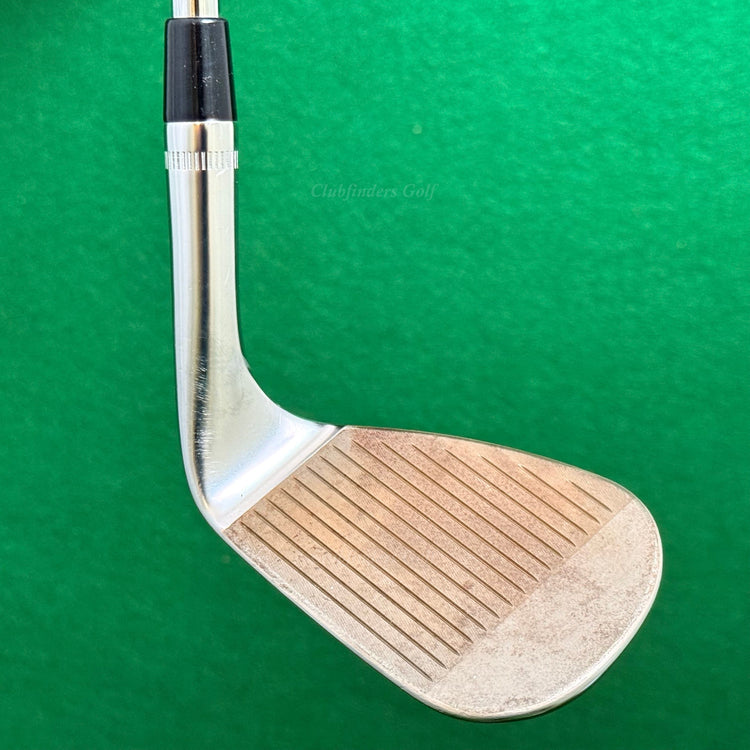 LH Callaway Jaws Raw Chrome 56-10S 56° Sand Wedge NS Pro Zelos 8 Steel Regular