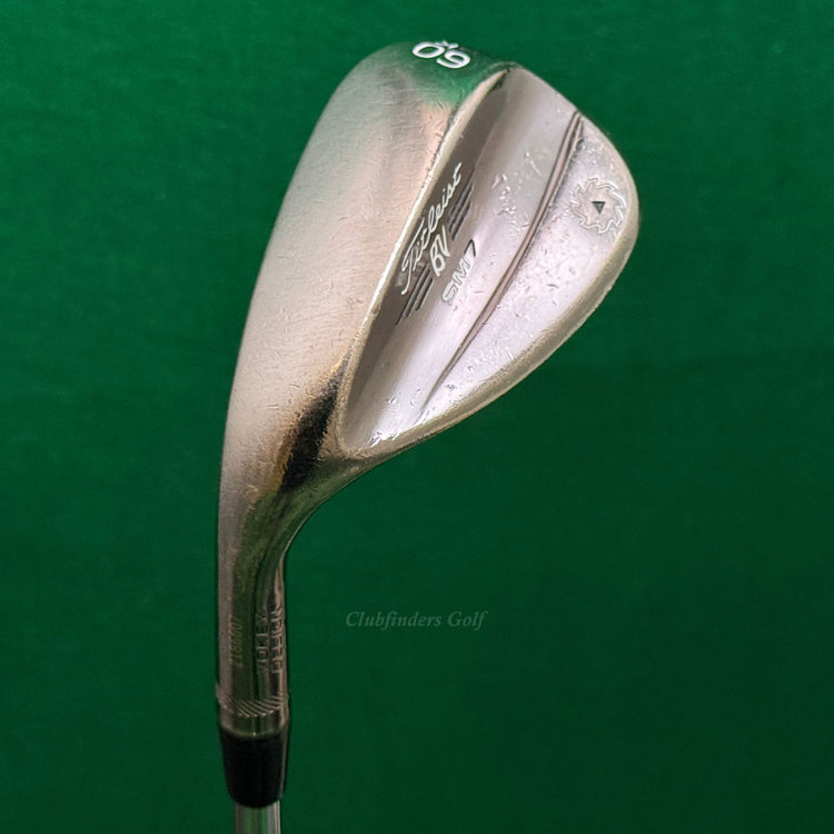LH Titleist Vokey SM7 Brushed 60-14K 60° Lob Wedge Vokey Design Wedge Flex