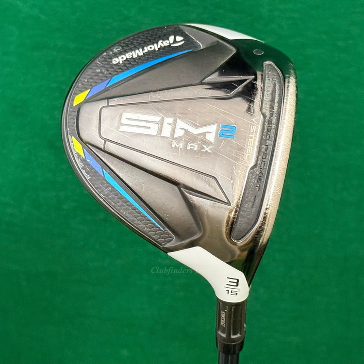 TaylorMade SIM2 Max 15° Fairway 3 Wood Ventus Blue FW 6-S Graphite Stiff w/HC