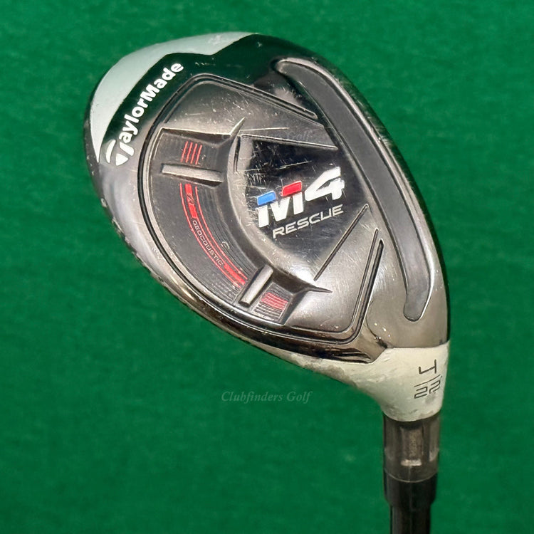 TaylorMade M4 Rescue 22° 4 Hybrid Fujikura Atmos Red 5-A Graphite Seniors