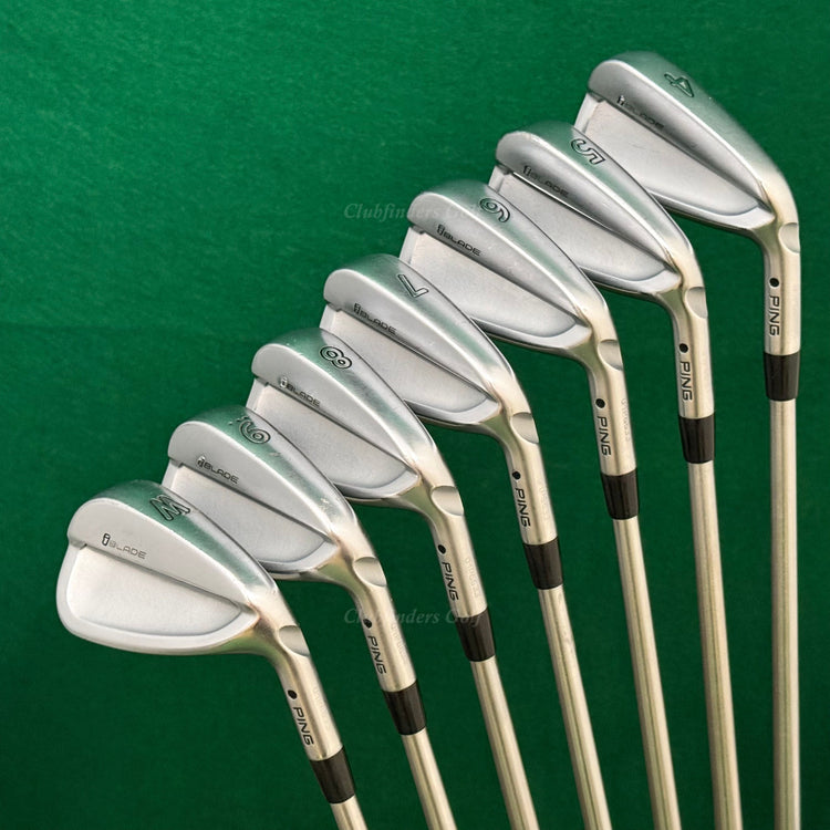 Ping iBlade Black Dot 4-PW Iron Set KBS Tour C-Taper 130 Steel Extra Stiff