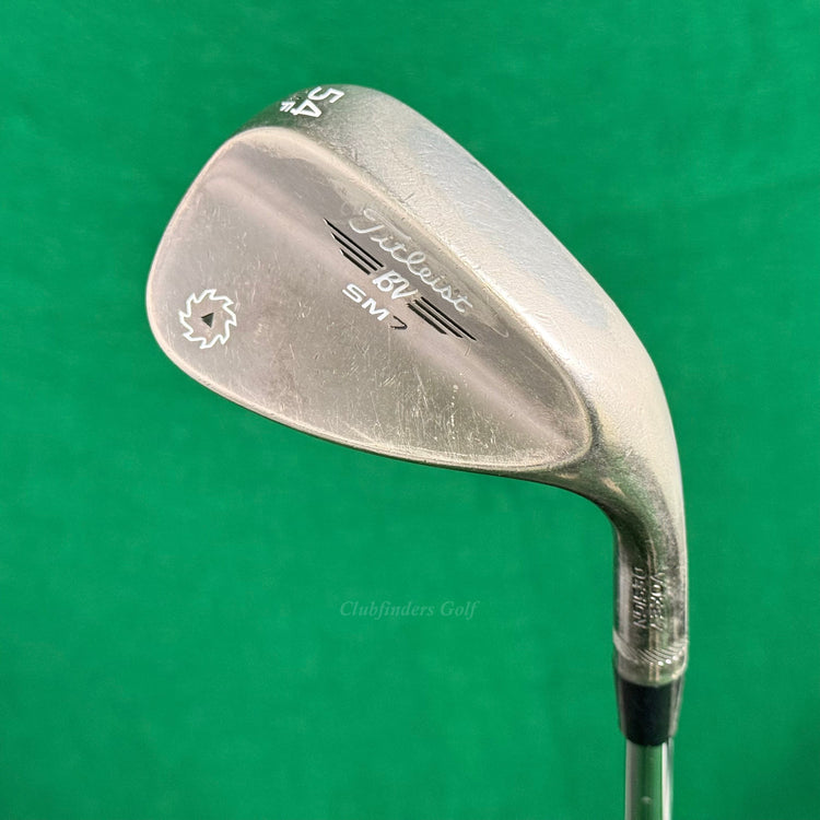 Titleist Vokey SM7 Brushed 54-14F 54° Sand Wedge Vokey Design Steel Wedge Flex