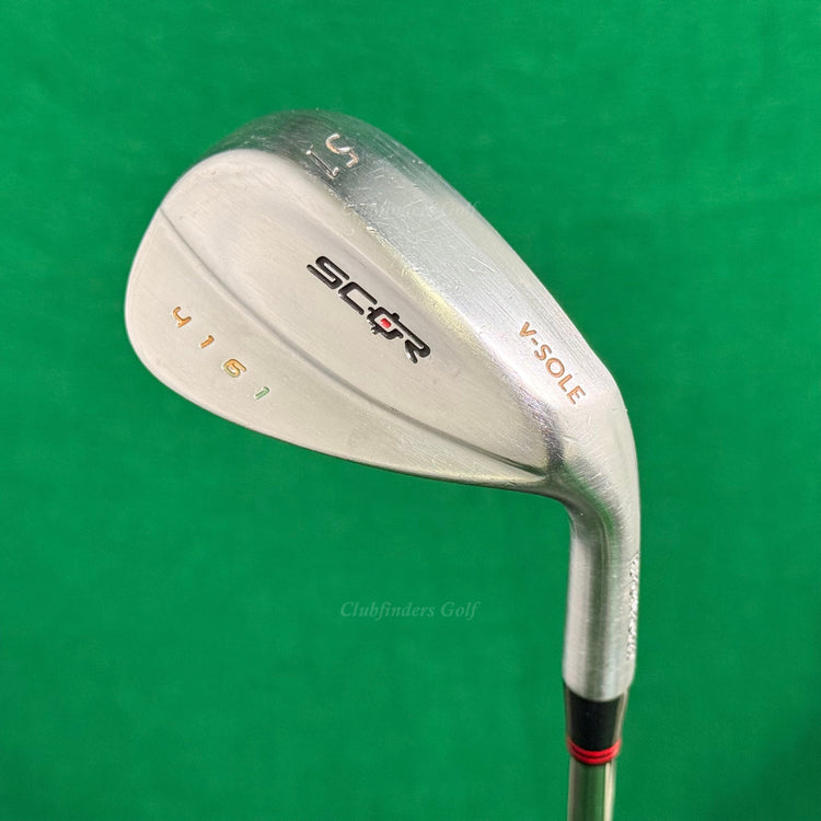 SCOR V-Sole 4161 Form Forged 51° GW Gap Wedge KBS Genius 12 Steel Firm *READ*