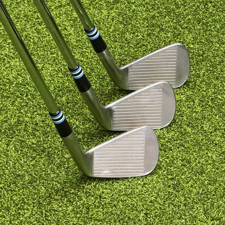 LH TaylorMade P-7MC 2020 Forged 4-PW Iron Set KBS Tour 130 Steel Extra Stiff
