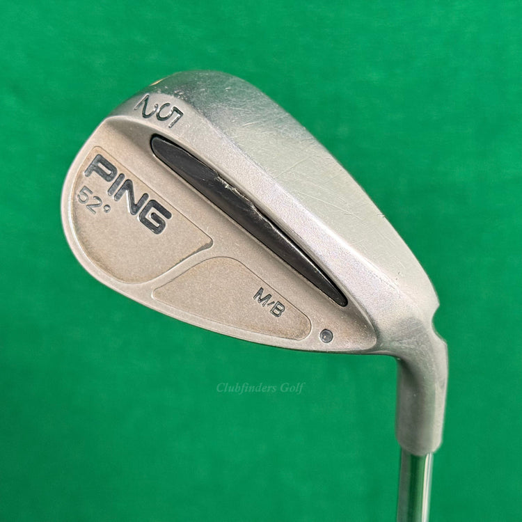 Ping M/B Black Dot 52° Gap Wedge Stepped Steel Wedge Flex