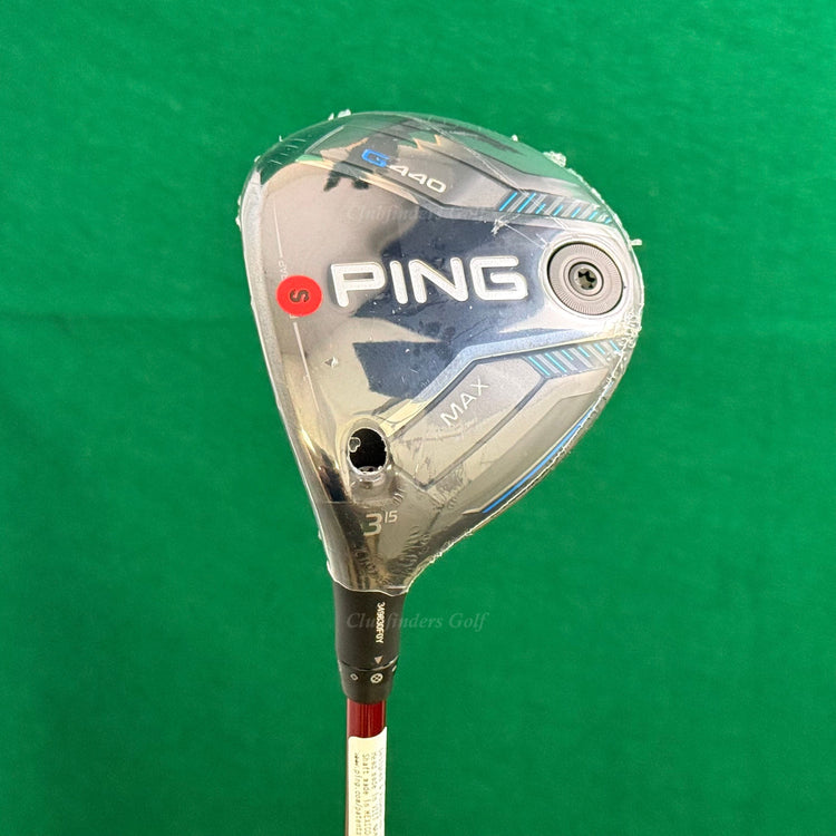 NEW LH Ping G440 MAX 15° Fairway Wood 3 Project X Denali 6.0 Graphite Stiff w/HC