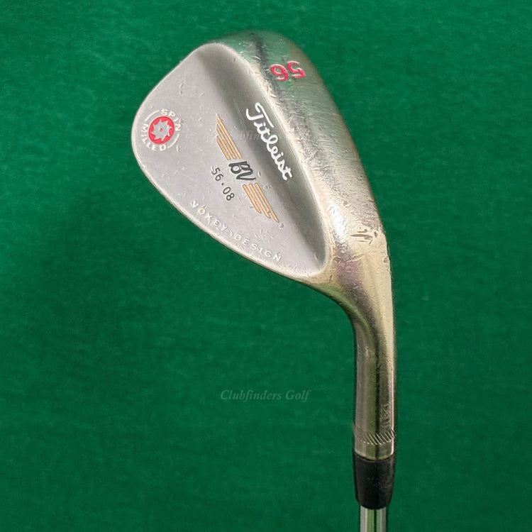 Titleist Vokey Spin Milled 2009 Nickel 56-8 56° Sand Wedge KBS Tour Steel Stiff