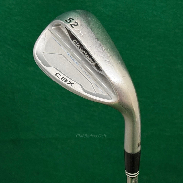 Cleveland CBX Chrome 52-11 52° Gap Wedge Dynamic Gold Steel Wedge Flex