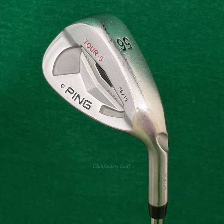 Ping Tour-S Black Dot Chrome 56-12 56° Sand Wedge KBS Tour Steel Stiff