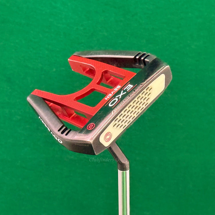 Odyssey EXO SEVEN 34" Mini-Slant Neck Mallet Putter w/SuperStroke